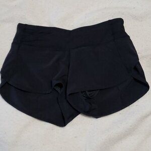 Lululemon Black Running Shorts size 2